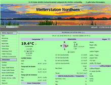 Tablet Screenshot of nordhorn-wetter.com